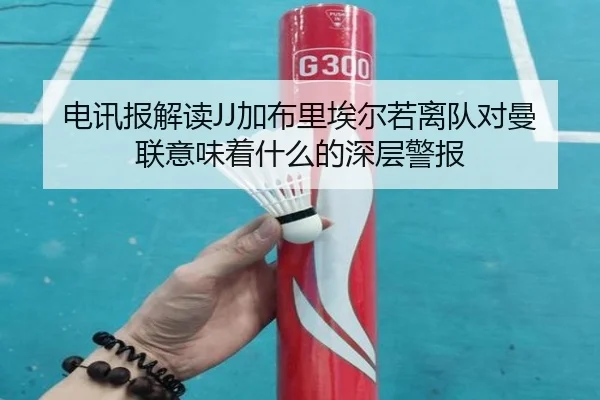 电讯报解读JJ加布里埃尔若离队对曼联意味着什么的深层警报
